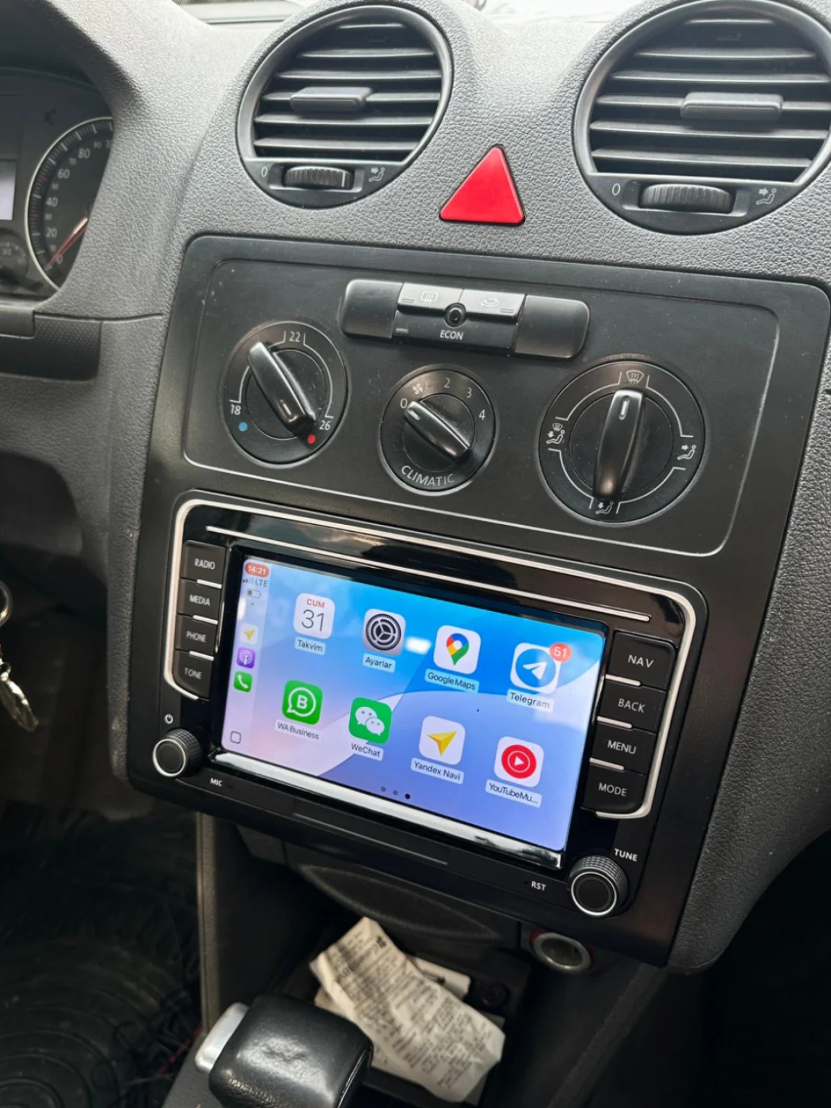 Volkswagen Caddy için Volkswagen Caddy Android Multimedya (4/64 GB)